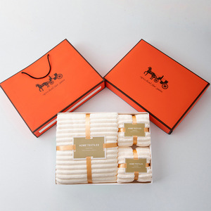 Olay Towel <b>Gift</b> Set 3Pc Coral Fleece Luxury Business Corporate <b>Gift</b> Personalization - Product Image 4