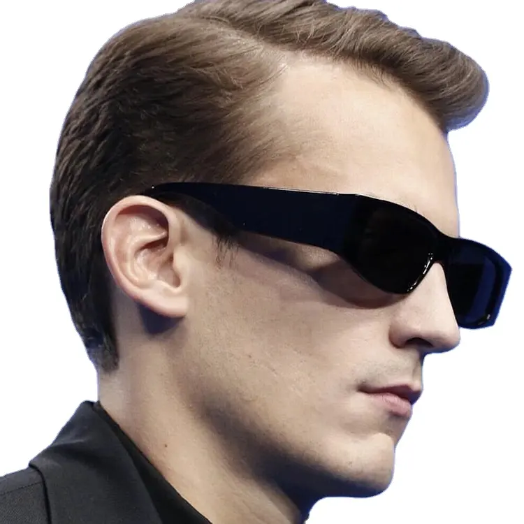 Óculos de sol quadrados largos personalizados com logotipo personalizado, óculos de sol personalizados da moda 2024 para moda de moda, óculos de sol de alta qualidade por atacado