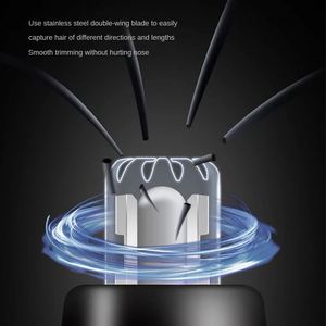 Recortadora de vello Facial de cejas eléctrica profesional alimentada por USB para hombres y mujeres, maquinilla de afeitar sin dolor con cortadora de oreja y nariz - Product Image 5