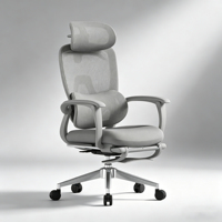 Nouvelle Chaise de Bureau Exécutive Ergonomique à Dossier Haut et Réglable, Modèle 2026, Entièrement en Maille, Design Moderne