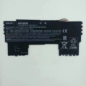 에이서 바램 S7 S7-191 울트라 북 (11 인치) 시리즈 7.4V/28Wh 에 대한 새로운 정품 <span class=keywords><strong>AP12E3K</strong></span> 배터리 - Product Image 2