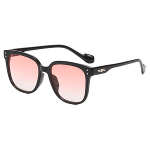 Custom Logo New Fashion Designer <b>Square</b> Unisex UV400 Light Weight PC <b>Sunglasses</b> High Quality Comfortable Orange/Gold/White Full - Product Image 1