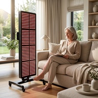 Équipement de salon de beauté Sunglor Support multifonctionnel 190mw/cm2 PDT Machine Lampe à LED infrarouge Panneau de dispositif de thérapie par la lumière rouge