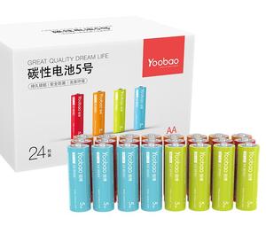 요오바오 공장 직판 건전지 1.5V R6P 탄소 아연 AA 및 AAA 배터리 - Product Image 1