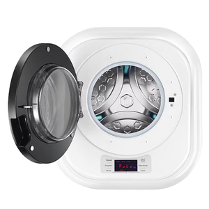 Lavatrice Nera per Camper con Capacità e Velocità di Centrifuga Massima di 800 Giri al Minuto, Certificata CE - Product Image 6