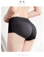 여성용 심리스 패드 힙업 팬티, 섹시 메쉬 통기성 엉덩이 패드, 복숭아 엉덩이 리프터 란제리