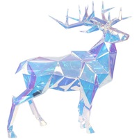 Nouvelle Arrivée Personnalisé Laser Brillant Noël Acrylique 3D Cerf Décoration pour Jardin