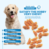 Friandises pour chiens séchées à l'air, à base de poulet, naturelles, à ingrédient unique, riches en protéines, faibles en gras, pour le nettoyage dentaire, nourriture sèche
