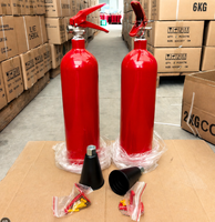 Extincteur à CO2 portable CE 5LBS 10LBS 15LBS 20LBS pour une extinction rapide et propre des incendies