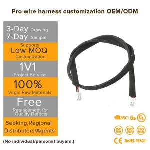 Câble de communication en cascade pour carte de contrôle de verrouillage XH2.54 en cuivre électronique PBT/PVC pour machines d'automatisation - Product Image 3