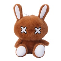 Peluche Capybara Personnalisée en Velours de Vison avec Rembourrage en Coton PP et Doublure en Maille, Anti-Stress, Hauteur 8 Pouces, Vente en Gros