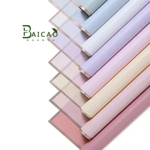 Оберточная бумага различных цветов, водонепроницаемая оберточная бумага для цветов