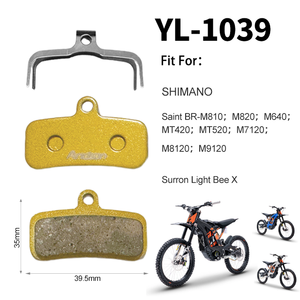 Ricambi all'Ingrosso per Moto e Bici Elettriche - <span class=keywords><strong>Pastiglie</strong></span> Freno Anteriori e <span class=keywords><strong>Posteriori</strong></span> SHIMANO Saint BR-M810 a Base di Rame con Luce LED Surround Novità - Product Image 2