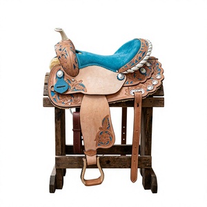 Silla de montar inglesa de cuero genuino hecha a mano BS International NA81, sostenible, transpirable, cómoda, duradera, color personalizado - Product Image 3