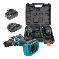 Fournisseur chinois perceuse ensemble outils à main 21V batterie au lithium perceuses à main kit de forage haute performance