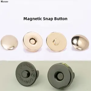 Custom 4 Part Plated Press Golden Color Alloy Metal Snap Button For Coats Factory Sale Directly