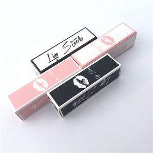 Paper cosmetic packaging lipgloss packaging box custom eyelashes box oem liquid lipstick packaging box