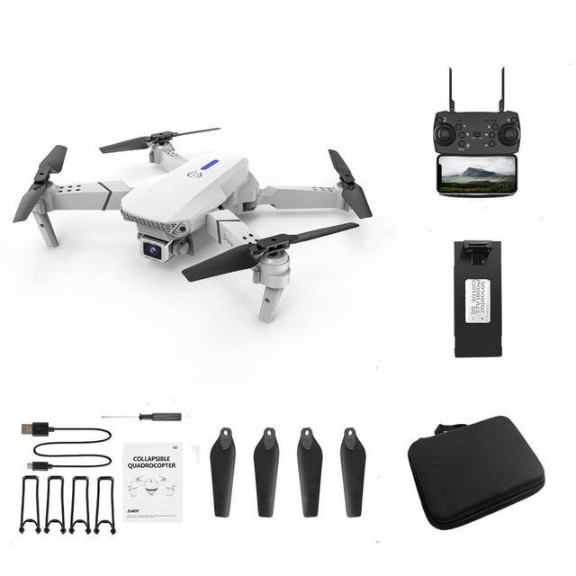WIFI Control RC Helicopter with Two Cameras Four-axis Folding Helicopter 4K High-definition Aerial Photography Aircraft