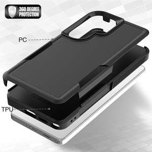 Étui de téléphone robuste en armure électro-plaquée pour Samsung Ultra S24/S25/S26 TPU+PC dur anti-rayures imperméable - Product Image 5