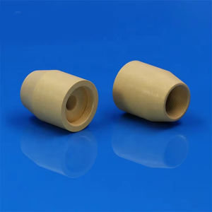 Bagian struktural keramik zirkonia untuk pemotong Las ramah lingkungan berbentuk kustom keramik industri metalurgi bubuk Tundish - Product Image 2