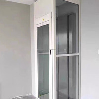 Pitless Hydraulic Home Elevator Small Compact Villa Lift No Machine Room Silent Smooth Running Factory Supply