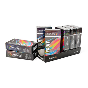 Préservatifs Recare Color Plain Fruit Flavor 0,06 mm ultra fins, 3 couleurs, 12 pièces par boîte, vente en gros - Product Image 2