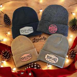 Gorro de Invierno de <span class=keywords><strong>Lana</strong></span> <span class=keywords><strong>Merino</strong></span> Suave y Pesada con Logotipo Bordado Personalizado de Alta Calidad, Gorro de Punto Tipo Manta para Unisex - Product Image 2