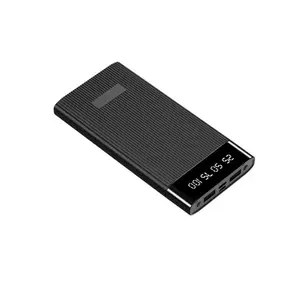 Cargador de móvil USB ultradelgado, batería portátil, 10000mah, 20000mah, con LED