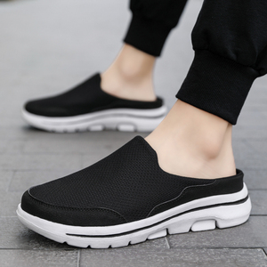 Baotou Hommes Grande Taille Niveau 4 Chaussures De Course Léger Fond Souple Pantoufles Antidérapantes pour Personnes Âgées Grands-Pères Usage Domestique Paresseux - Product Image 4