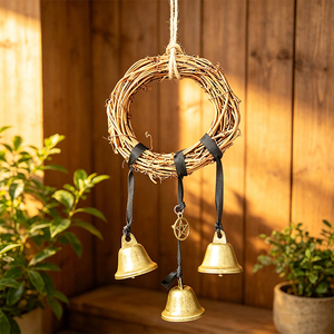 Carillons à vent <span class=keywords><strong>en</strong></span> cristal de sorcière, clochettes décoratives <span class=keywords><strong>en</strong></span> métal, clochettes faites à la main <span class=keywords><strong>en</strong></span> ficelle DIY, décorations suspendues pour porte, carillons à vent - Product Image 4