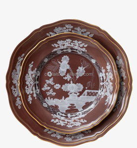 Vaisselle de banquet en céramique écologique ensemble d'assiettes nouvellement conçu mariage <span class=keywords><strong>location</strong></span> ensembles de vaisselle kit de tasse pour restaurants mariages - Product Image 1