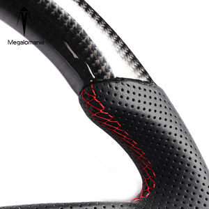 Fibre de carbone pour <span class=keywords><strong>Audi</strong></span> A3 A4 B9 A5 RS3 RS4 RS5 S3 S4 S5 RS6 RS7 A6 A7 A8 Q3 Q5 Q7 Q8 TT R8 Volant <span class=keywords><strong>sport</strong></span> complet avec commandes au volant - Product Image 4