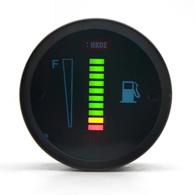 52 мм универсальный двигатель мотоцикла топлива, цифровой прибор для измерения уровня 12V система Датчик дисплей со светодиодной подсветкой Автомобильный датчик уровня