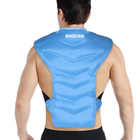 Enveloppe de glace personnalisée pour le dos, grande compresse de gel réutilisable pour le dos et les épaules, soulagement de la douleur et de la bursite