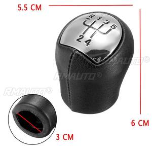 Poignée de levier de vitesses manuelle 5 vitesses en cuir PU pour Renault Megane Clio II Twingo Kangoo Logan - Product Image 3