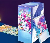 CHX Tienda de Anime al por Mayor, Nueva Serie Original Moon Lunar Glow Pack, Tarjetas de My Little Pony 3-7, Regalos para Niñas, Caja Misteriosa de Juguetes