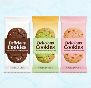 Échantillon Gratuit - Sachet Personnalisé à Fermeture Arrière en PET/PE pour Biscuits - Hermétique, Fraîcheur Optimale, Robuste, Sûr et Durable - Product Image 2