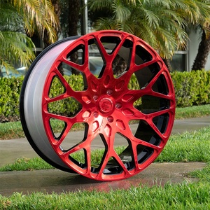 ฟอร์จ Scustom 19 20 21 22 24นิ้ว Spoke Rims รถ Wheelalloy <span class=keywords><strong>18</strong></span>สีดำสำหรับ P70 F8 C7 C8 <span class=keywords><strong>P1</strong></span> - Product Image 2