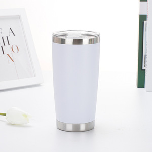 20oz Stainless Steel Travel Mug With Straw Vacuum Insulated Coffee Cup Powder Coated For Outdoor Adventure - Product Image 2