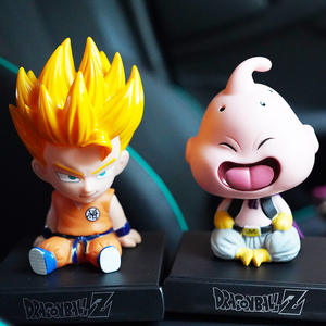 67 diseños al por mayor Dragoned <span class=keywords><strong>Ball</strong></span> Goku sacudiendo la cabeza Anime coche ornamento decoración Anime figura - Product Image 6