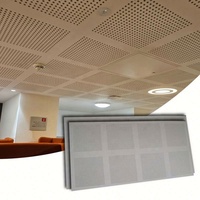 Panneau de plâtre perforé 12,5 mm, plaque de plafond à trous circulaires aléatoires, trous irréguliers, plafonds en plaque de plâtre, construction acoustique