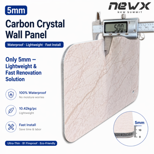 Pannelli per Pareti Impermeabili in PVC, Pannello Murale Interno in Cristallo di Carbonio 3D, Pannello in Carbone di Bambù per Cucina - Product Image 2