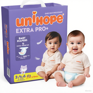 Mẫu miễn phí được thiết kế xách tay dùng một lần bé tã couche đổ Bebe En gros siêu hấp thụ thoáng khí bé tã - Product Image 1