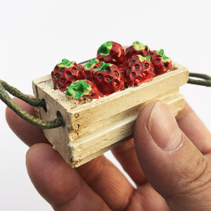 Imanes de nevera magnéticos pintados al por mayor en stock de fábrica-Delicias de frutas del mundo Artesanías decorativas - Product Image 3