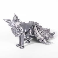Figurine de dragon lumineux 3D imprimée en plastique, articulée, modèle de simulation de dragon divin, kit de sculpture, 14 ans et plus