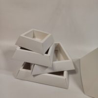 Maßgefertigte Pyramidenbox-Verpackung mit Glanz- & Matt-Laminierung Kunstpapier & Design-Optionen