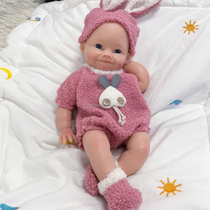 पूर्ण शरीर सिलिकॉन पुनर्जन्म जुड़वां गुड़िया पुनर्जन्म लड़कों के लिए 16 इंच 40 सेमी - Product Image 3