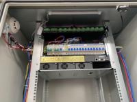 Boîtier extérieur électrique d'équipement de télécommunication résistant aux intempéries pour armoire redresseur d'alimentation de distribution d'énergie de batterie UPS