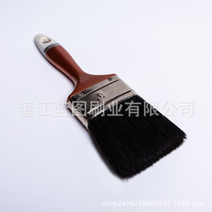 แปรงทาสีแบบแบน ขนหมู 22 ชิ้น ด้ามสีน้ำตาลแดง สำหรับทาสีบ้าน ผลิตที่เจิ้นเจียง - Product Image 5