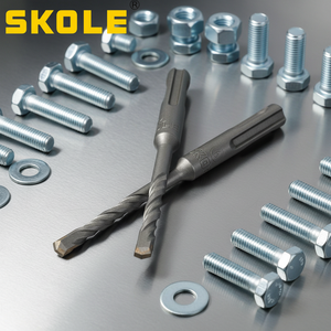 Juego de Brocas para Martillo <span class=keywords><strong>SDS</strong></span> <span class=keywords><strong>Plus</strong></span>, Acabado Pulido con Carburo, para Mampostería, Hormigón, Granito, Minería, Garantía de 3 Años - Product Image 1